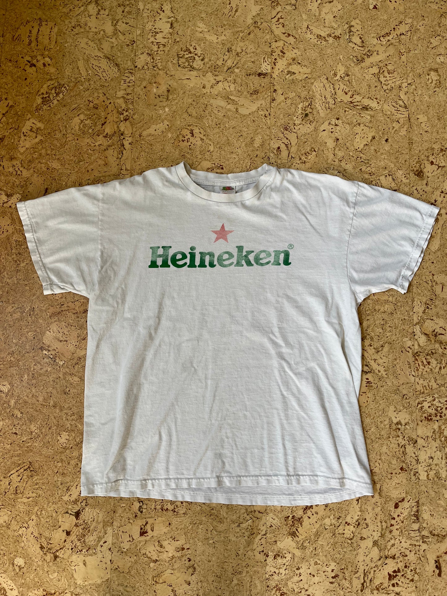 Vintage Heineken Beer Distressed Faded T-Shirt