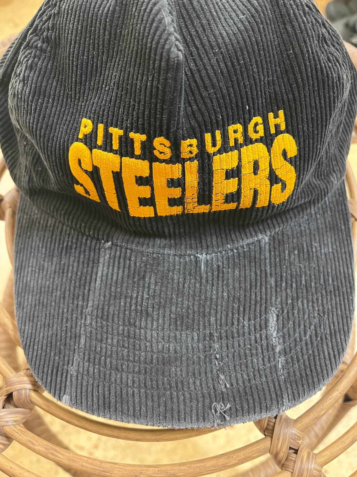 Pittsburgh Steelers Corduroy Hat (Broken Brim)