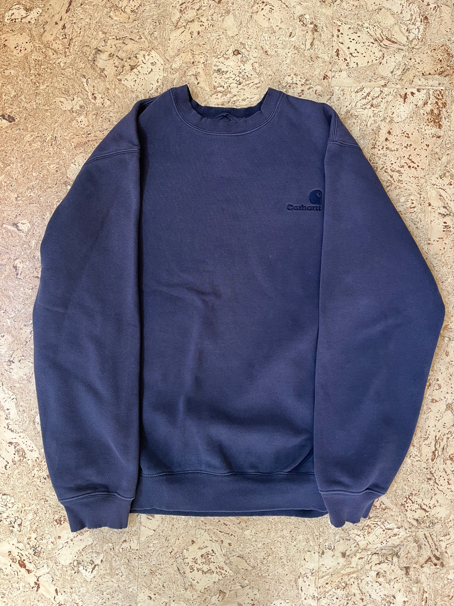 2000s Carhartt Faded Blue Crewneck