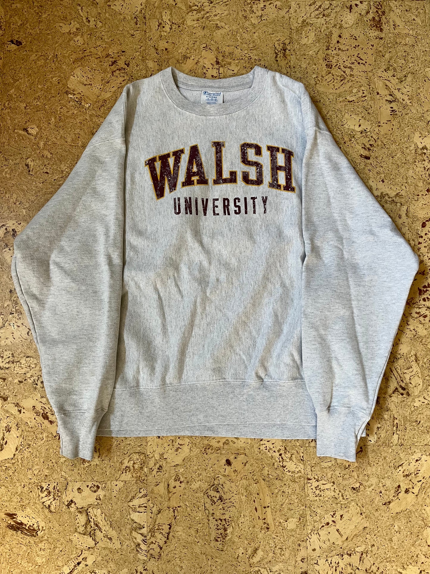 Vintage Champion Reverse Weave Walsh University Crewneck