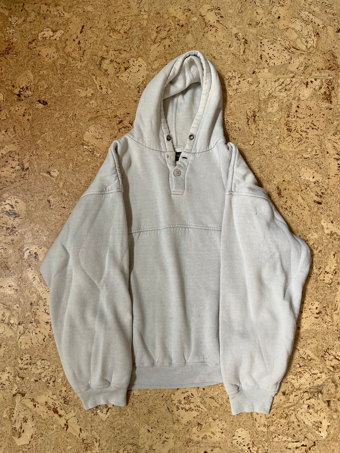 1990s Bay Trading Co Waffle Knit Hoodie