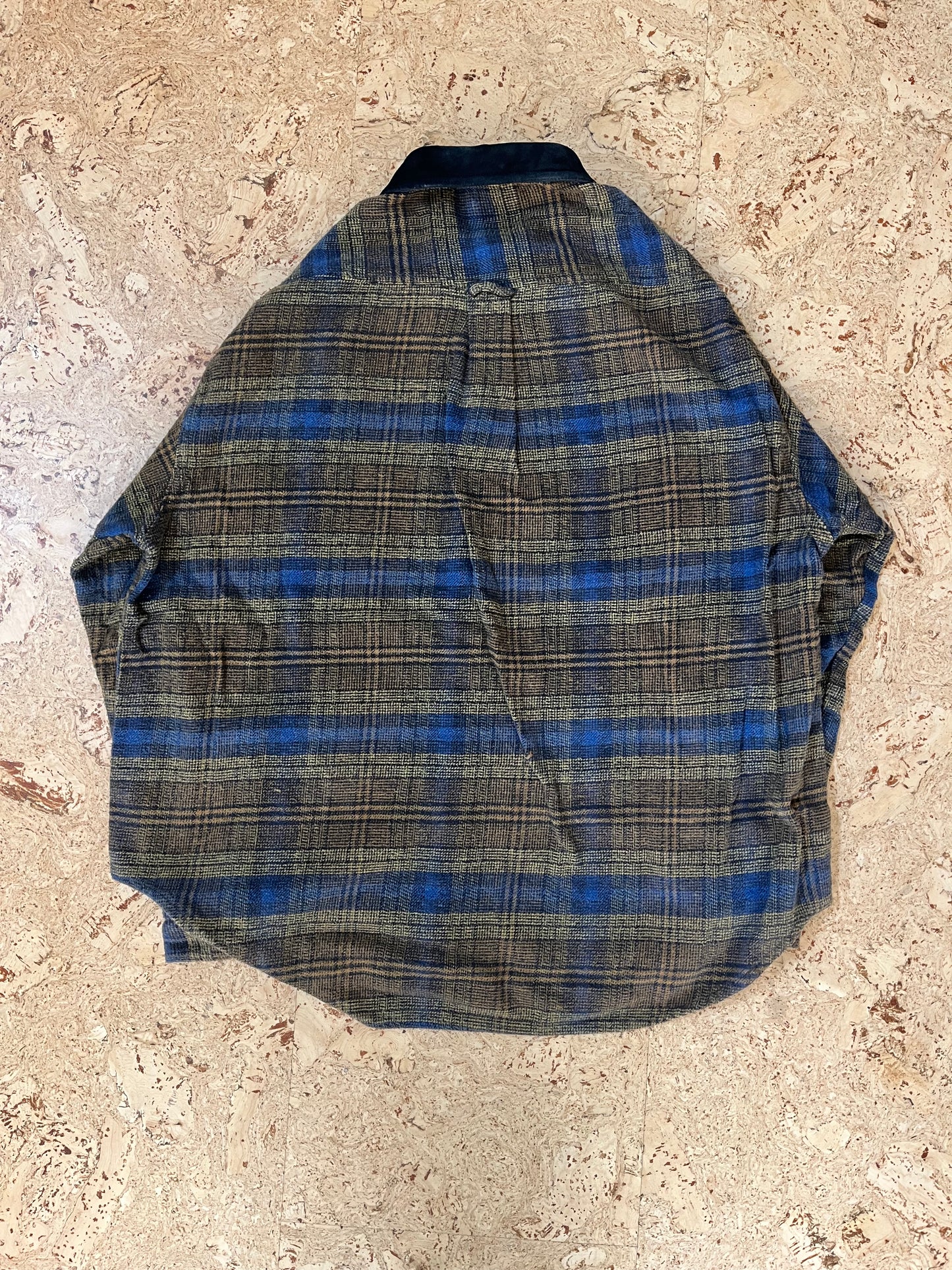 Vintage Suede Collar Jazzman Sportswear Flannel