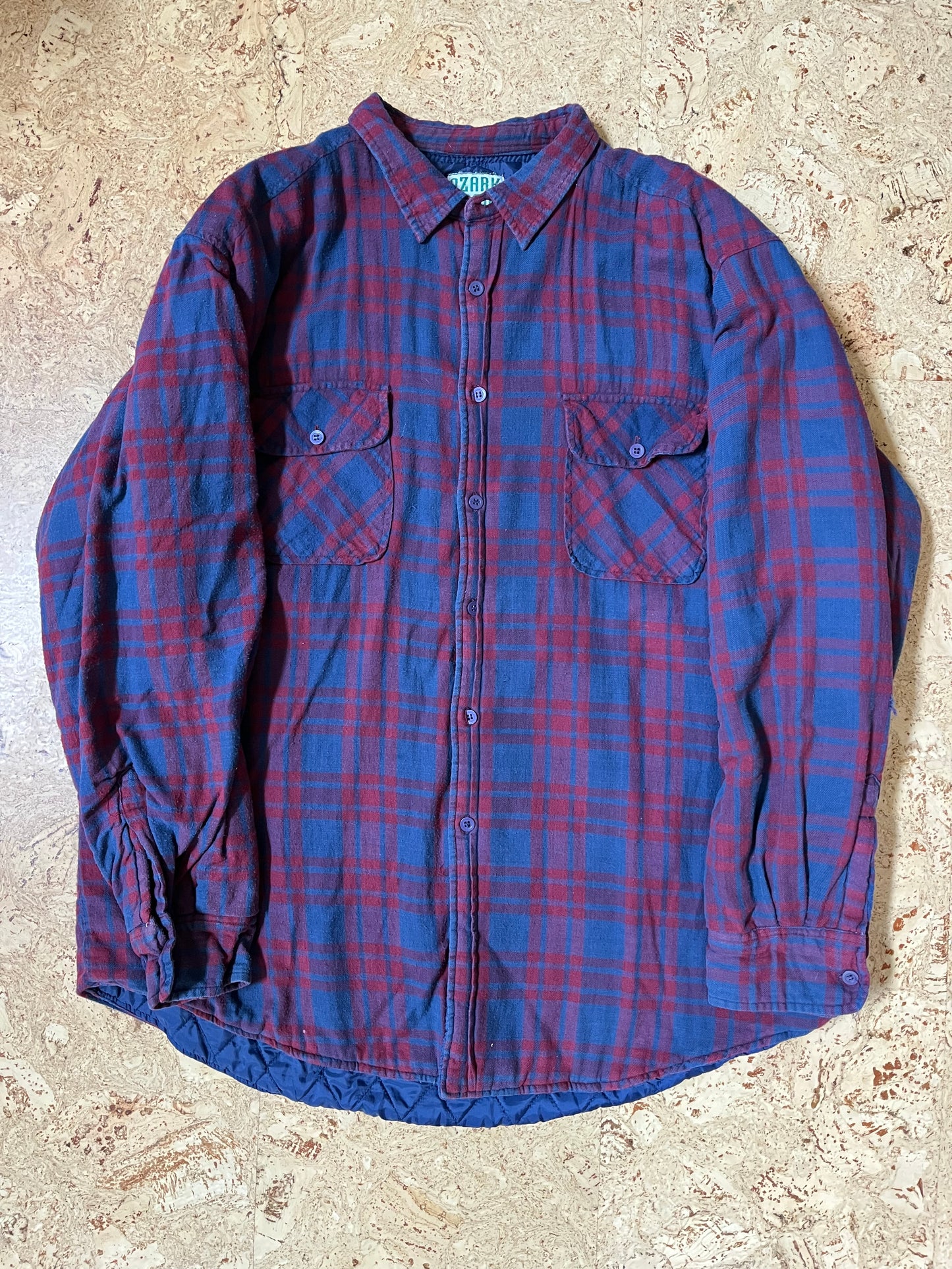 Vintage Ozark Trail Quilt Lined Flannel