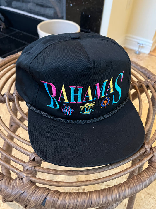 Vintage Bahamas Cord Snapback Hat