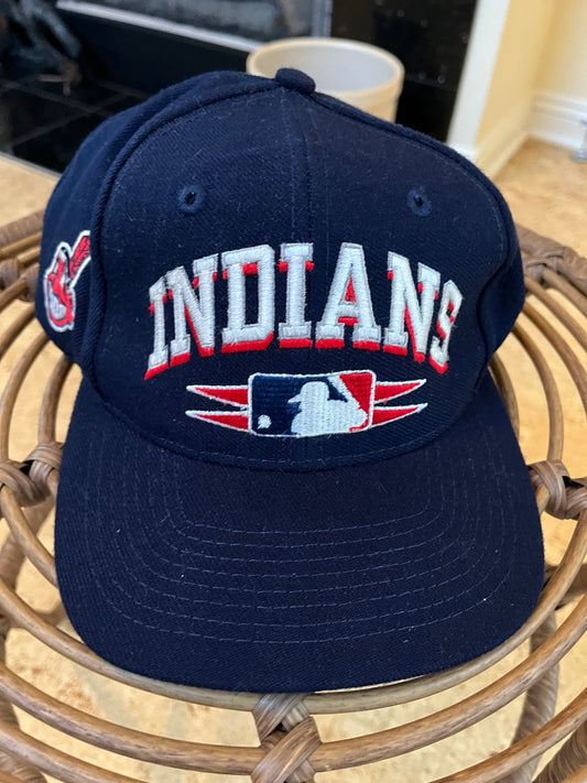 Cleveland Indians MLB Logo 7 Baseball Snapback Hat