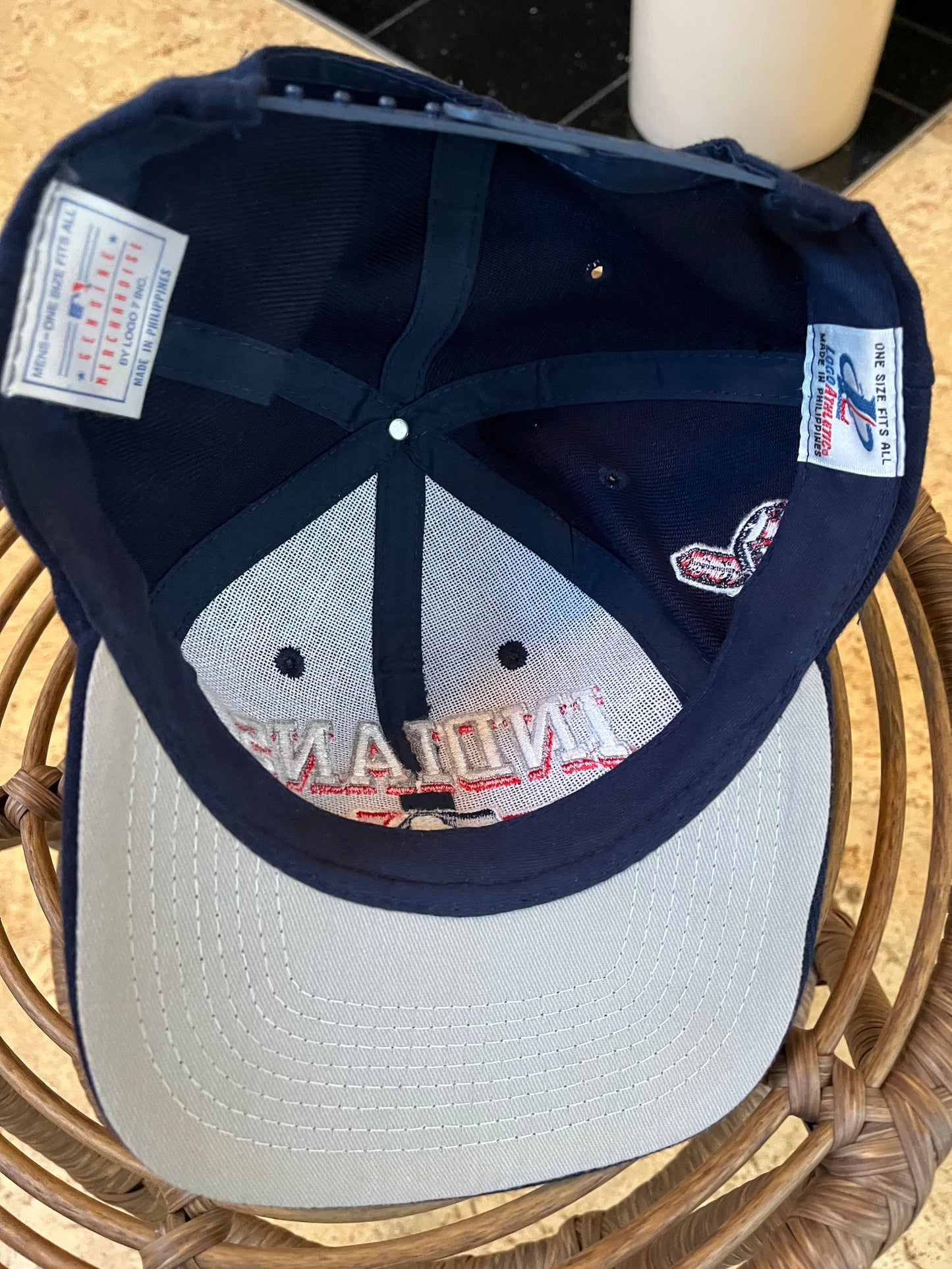 Cleveland Indians MLB Logo 7 Baseball Snapback Hat