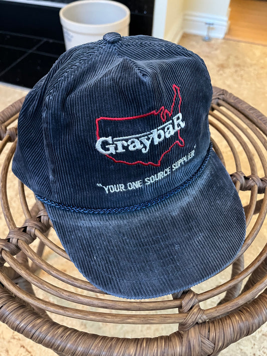 Vintage Graybar Ohio Corduroy Snapback